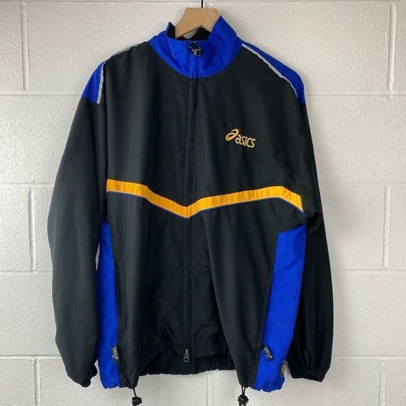 Vintage Jackets & Coats Asics Mens Vintage Htf 9s Retro Windbreaker